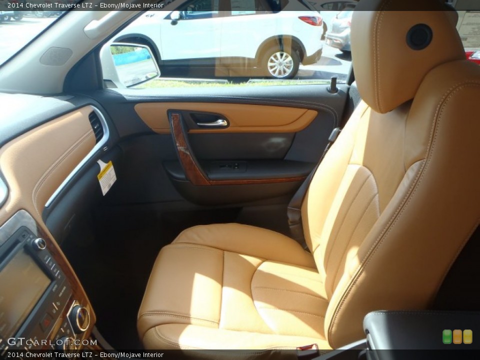 Ebony/Mojave Interior Front Seat for the 2014 Chevrolet Traverse LTZ #85413069