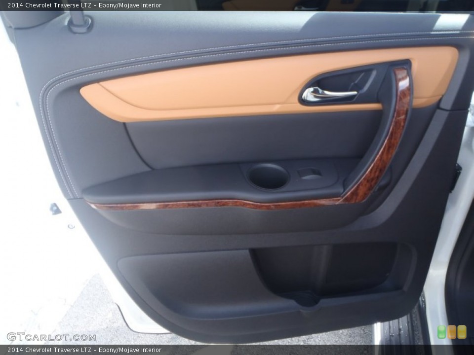 Ebony/Mojave Interior Door Panel for the 2014 Chevrolet Traverse LTZ #85413114