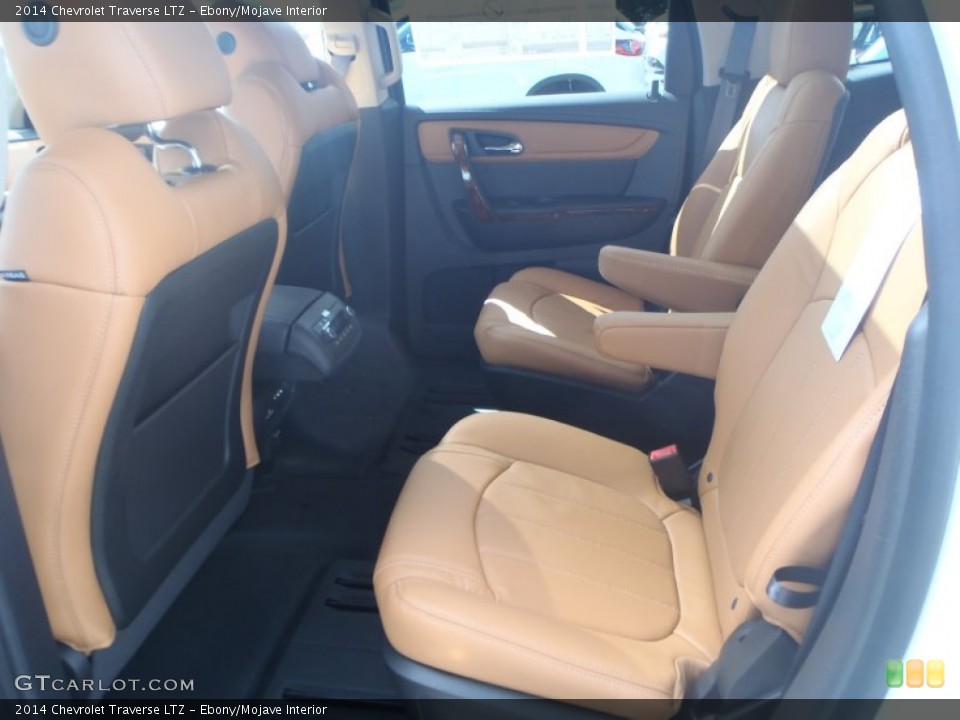 Ebony/Mojave Interior Rear Seat for the 2014 Chevrolet Traverse LTZ #85413138