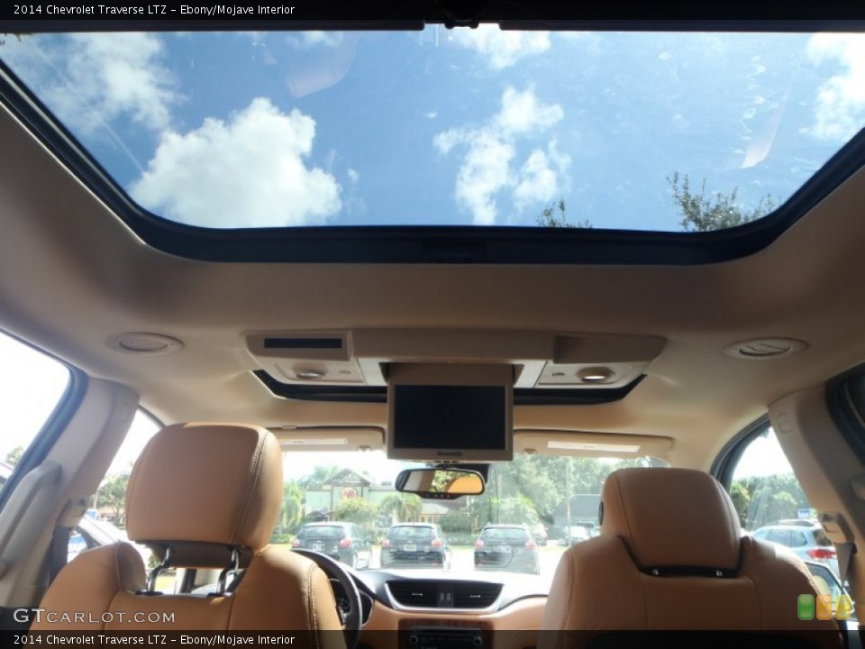 Ebony/Mojave Interior Sunroof for the 2014 Chevrolet Traverse LTZ #85413213