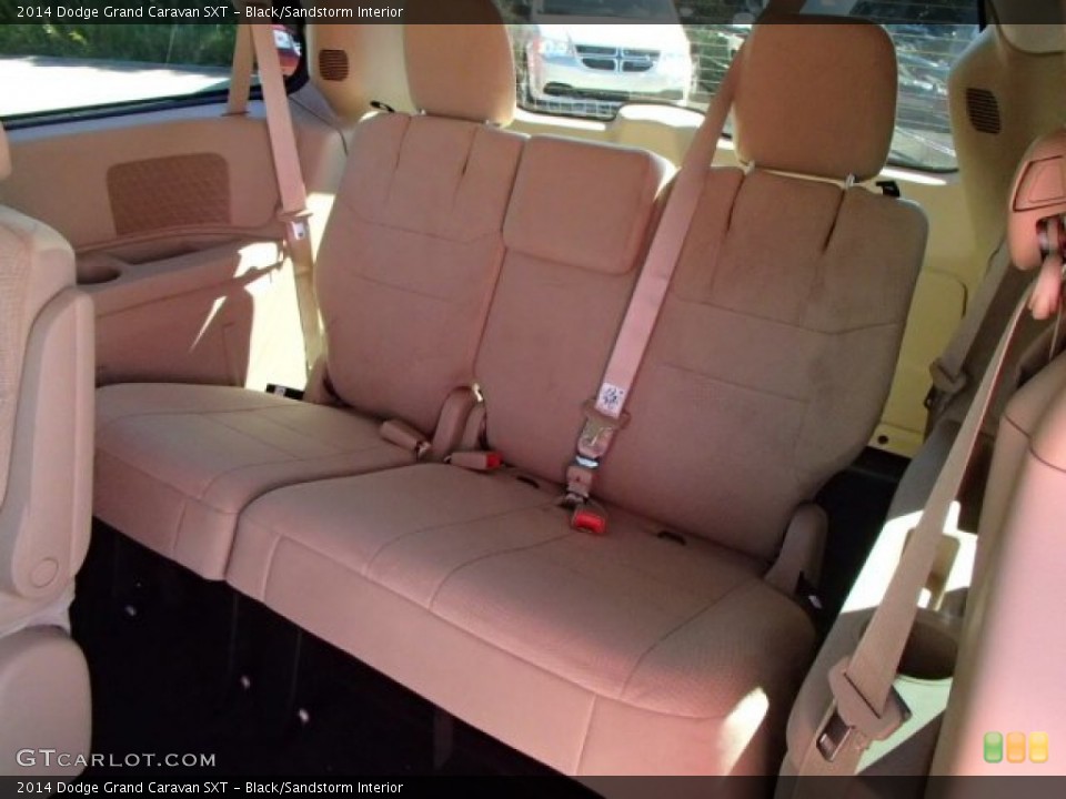 Black/Sandstorm Interior Rear Seat for the 2014 Dodge Grand Caravan SXT #85415955