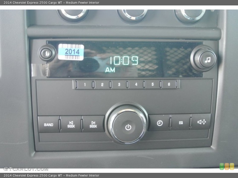 Medium Pewter Interior Audio System for the 2014 Chevrolet Express 2500 Cargo WT #85418238