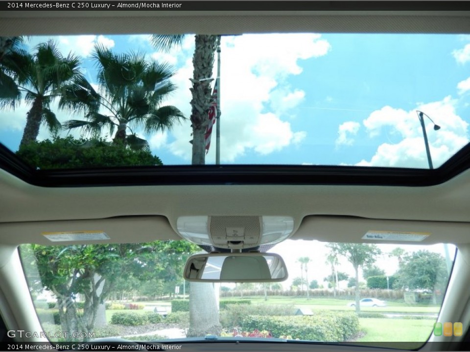 Almond/Mocha Interior Sunroof for the 2014 Mercedes-Benz C 250 Luxury #85418787
