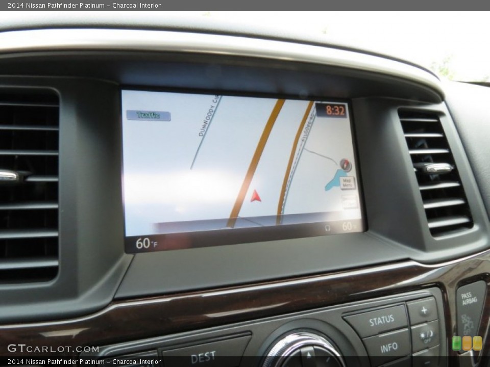 Charcoal Interior Navigation for the 2014 Nissan Pathfinder Platinum #85418868