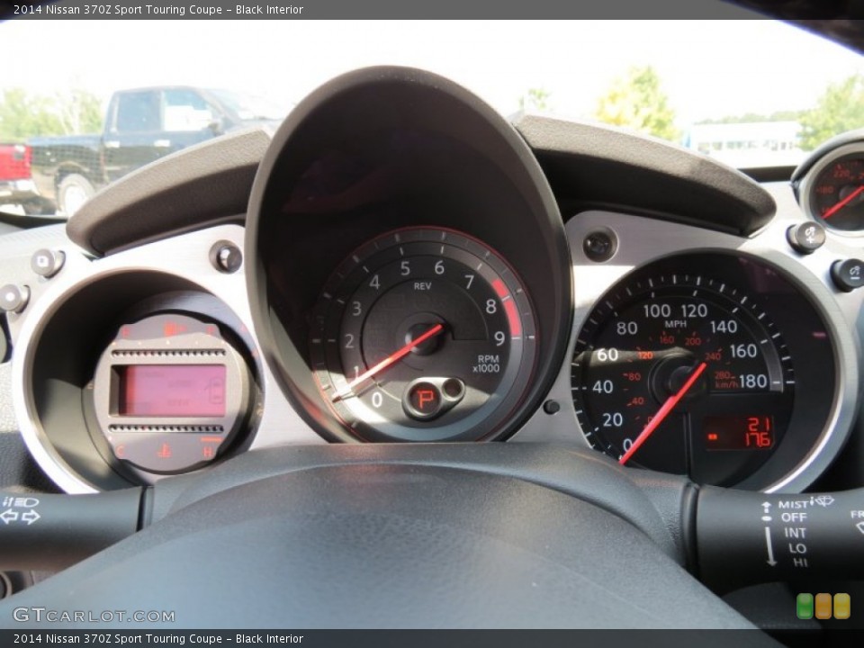 Black Interior Gauges for the 2014 Nissan 370Z Sport Touring Coupe #85419678