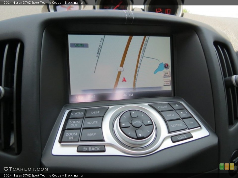 Black Interior Navigation for the 2014 Nissan 370Z Sport Touring Coupe #85419704