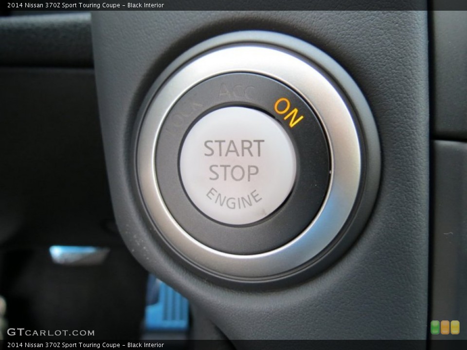 Black Interior Controls for the 2014 Nissan 370Z Sport Touring Coupe #85419726