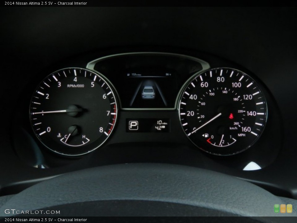 Charcoal Interior Gauges for the 2014 Nissan Altima 2.5 SV #85420101
