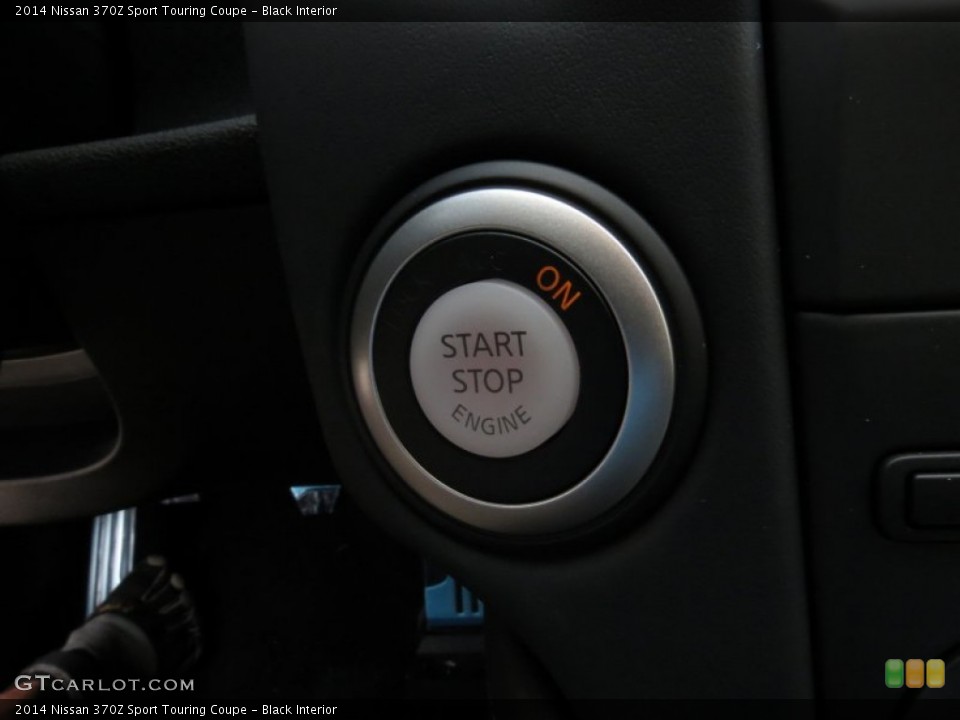 Black Interior Controls for the 2014 Nissan 370Z Sport Touring Coupe #85422474