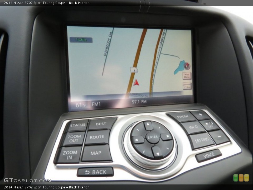 Black Interior Navigation for the 2014 Nissan 370Z Sport Touring Coupe #85422498