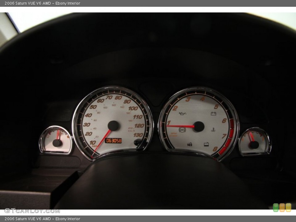 Ebony Interior Gauges for the 2006 Saturn VUE V6 AWD #85423302