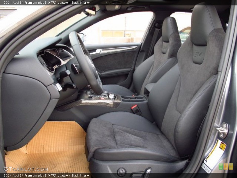 Black Interior Front Seat for the 2014 Audi S4 Premium plus 3.0 TFSI quattro #85423452