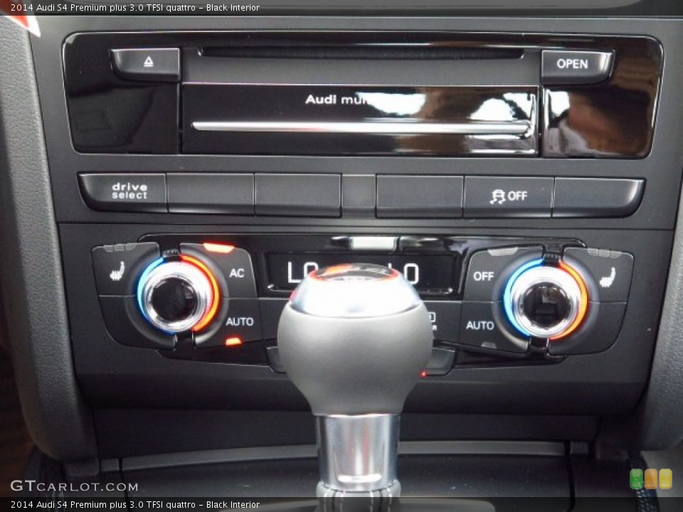 Black Interior Controls for the 2014 Audi S4 Premium plus 3.0 TFSI quattro #85423683