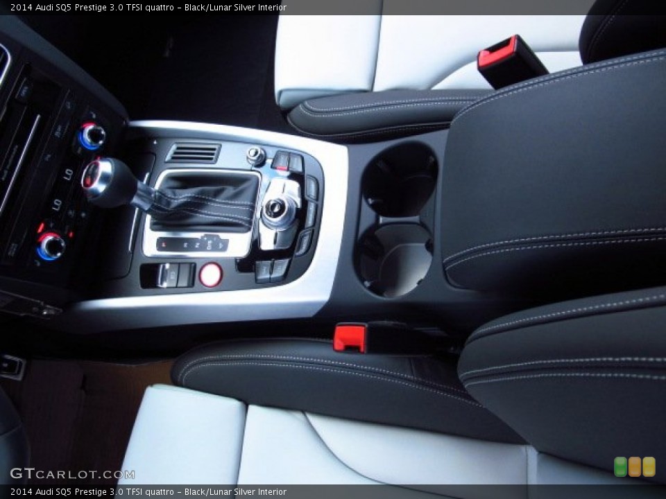 Black/Lunar Silver Interior Controls for the 2014 Audi SQ5 Prestige 3.0 TFSI quattro #85424831