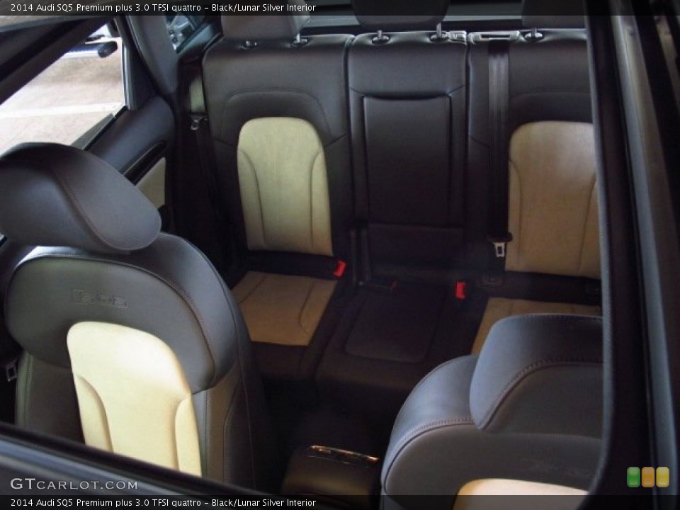 Black/Lunar Silver Interior Photo for the 2014 Audi SQ5 Premium plus 3.0 TFSI quattro #85425267
