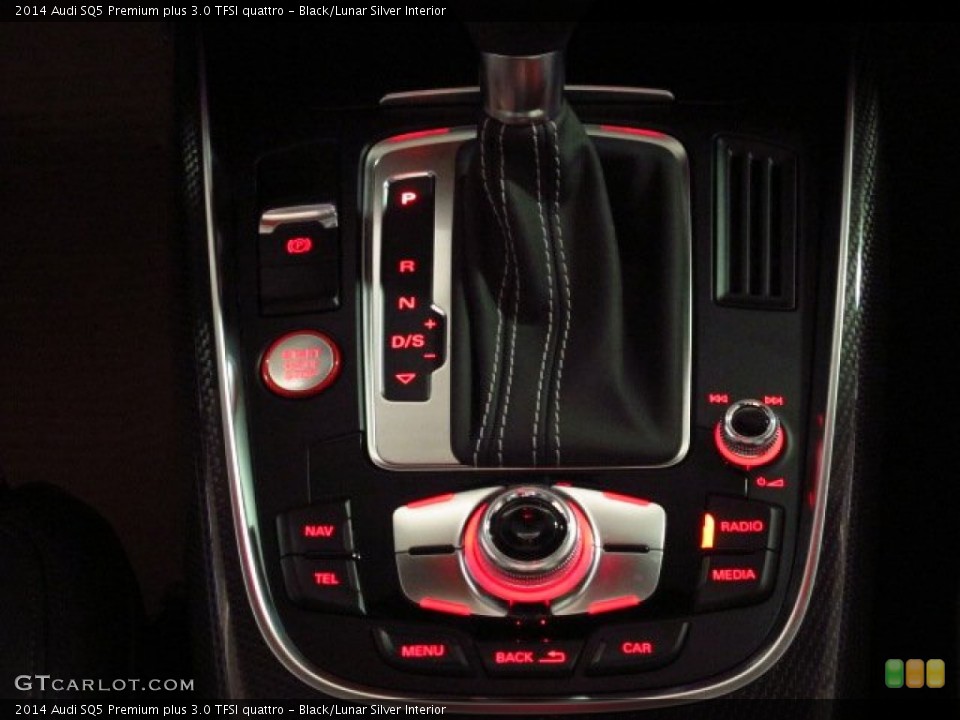 Black/Lunar Silver Interior Controls for the 2014 Audi SQ5 Premium plus 3.0 TFSI quattro #85425510