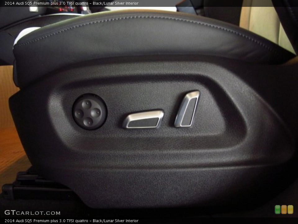 Black/Lunar Silver Interior Controls for the 2014 Audi SQ5 Premium plus 3.0 TFSI quattro #85425675