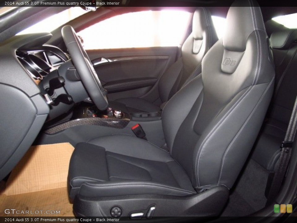 Black Interior Front Seat for the 2014 Audi S5 3.0T Premium Plus quattro Coupe #85426377