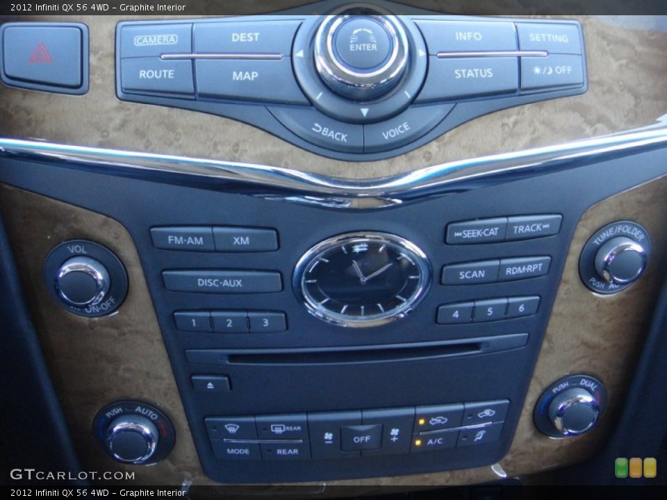 Graphite Interior Controls for the 2012 Infiniti QX 56 4WD #85426959