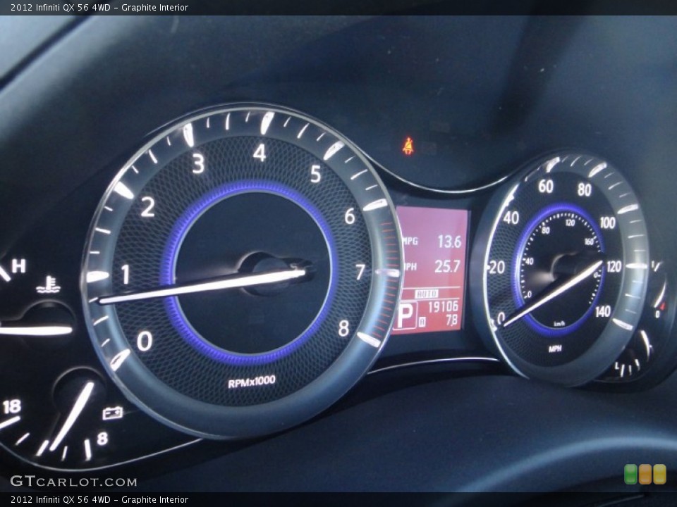Graphite Interior Gauges for the 2012 Infiniti QX 56 4WD #85427040