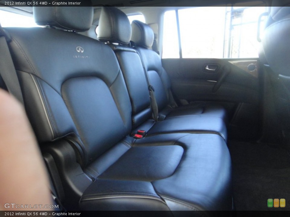 Graphite Interior Rear Seat for the 2012 Infiniti QX 56 4WD #85427301
