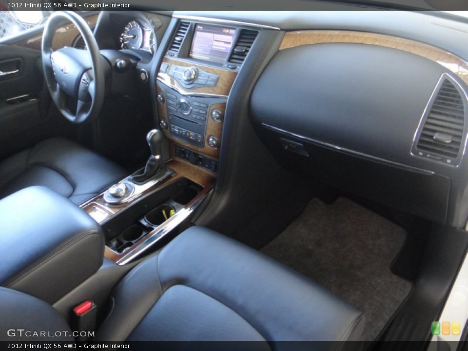 Graphite Interior Dashboard for the 2012 Infiniti QX 56 4WD #85427346