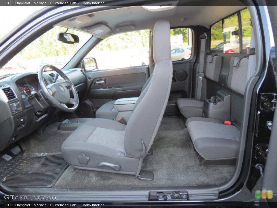Ebony Interior Photo for the 2012 Chevrolet Colorado LT Extended Cab #85427767