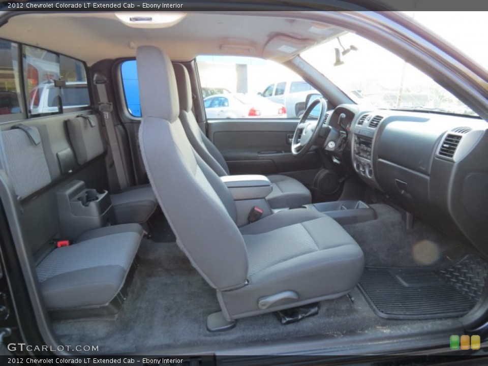 Ebony Interior Photo for the 2012 Chevrolet Colorado LT Extended Cab #85427898