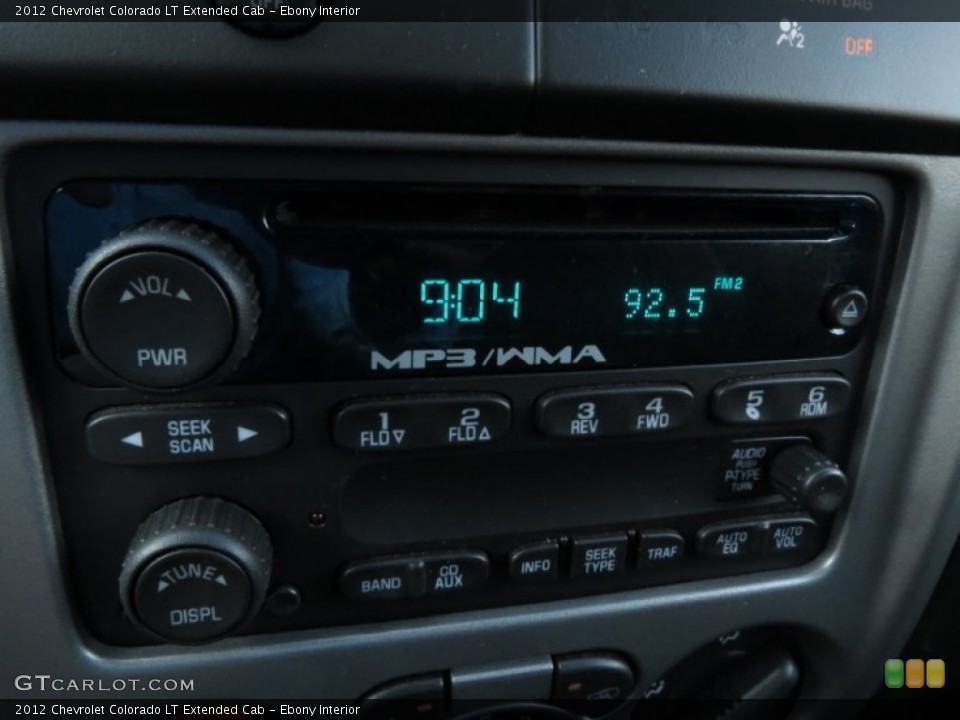 Ebony Interior Audio System for the 2012 Chevrolet Colorado LT Extended Cab #85427991