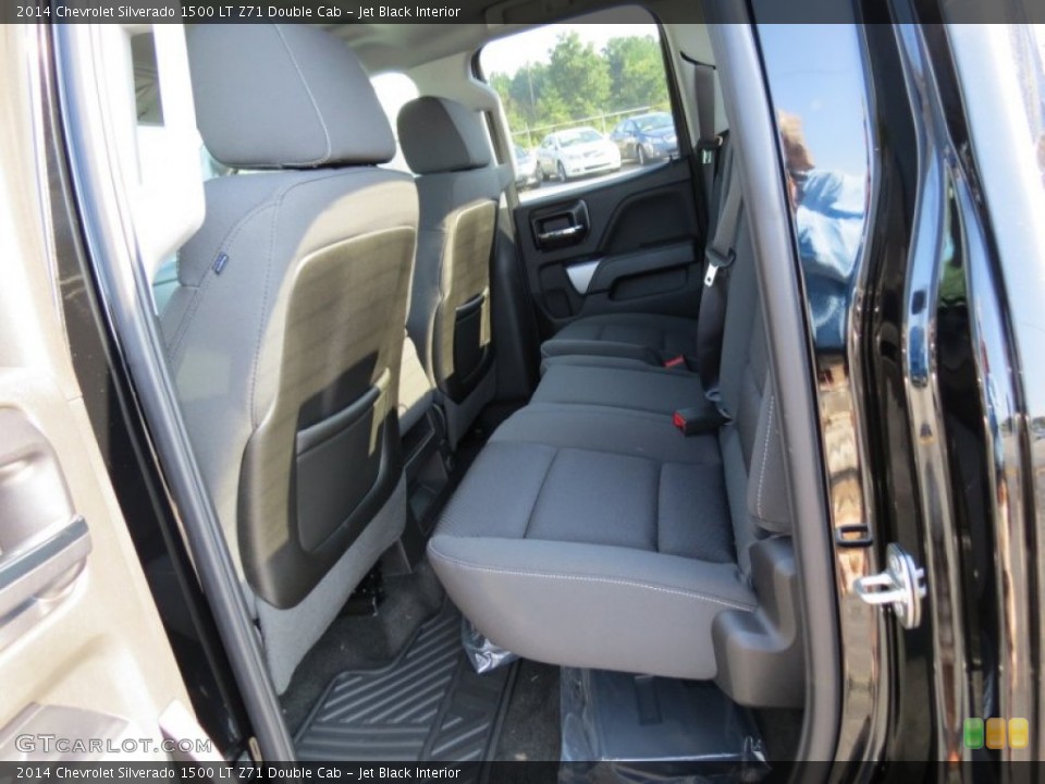 Jet Black Interior Rear Seat for the 2014 Chevrolet Silverado 1500 LT Z71 Double Cab #85428708