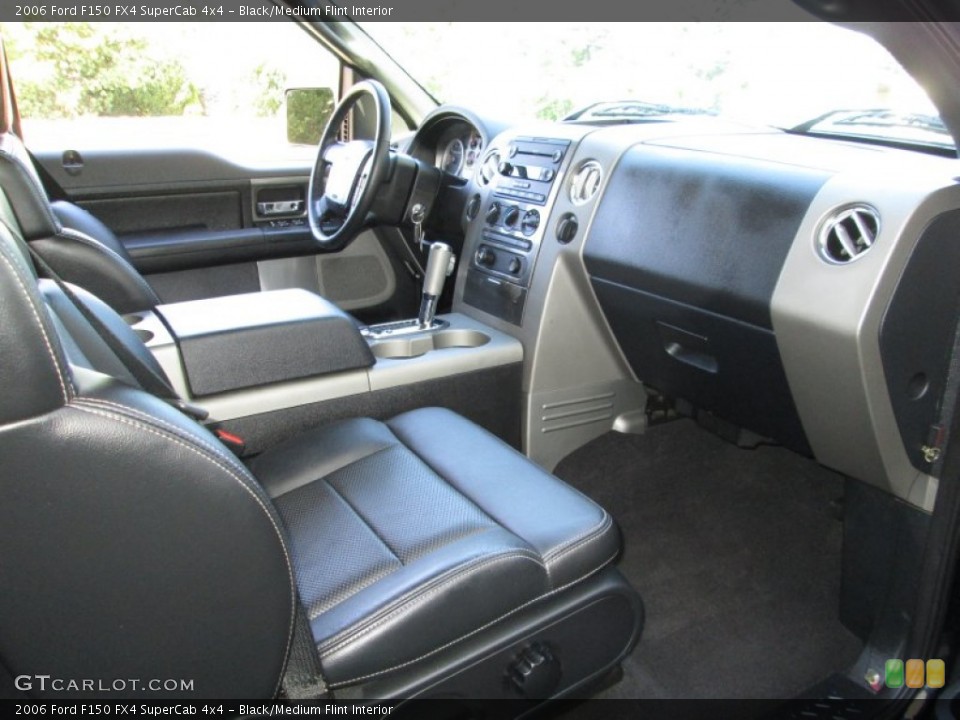 Black/Medium Flint Interior Dashboard for the 2006 Ford F150 FX4 SuperCab 4x4 #85429429
