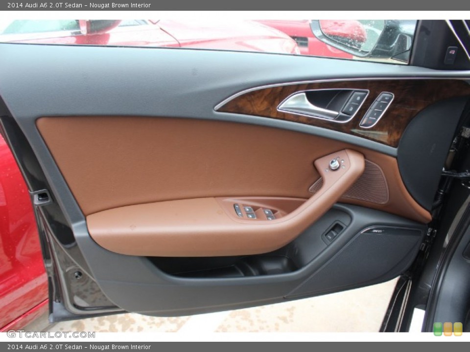 Nougat Brown Interior Door Panel for the 2014 Audi A6 2.0T Sedan #85432092