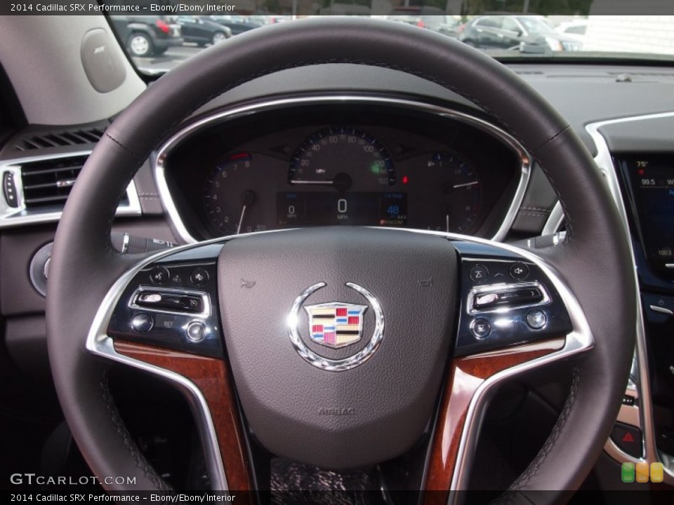 Ebony/Ebony Interior Steering Wheel for the 2014 Cadillac SRX Performance #85434309