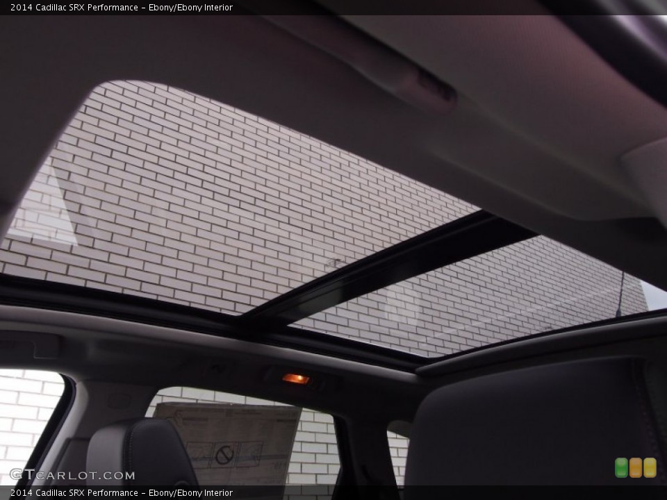 Ebony/Ebony Interior Sunroof for the 2014 Cadillac SRX Performance #85434354