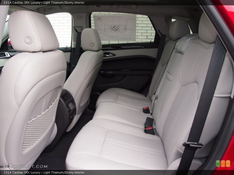 Light Titanium/Ebony Interior Rear Seat for the 2014 Cadillac SRX Luxury #85434669