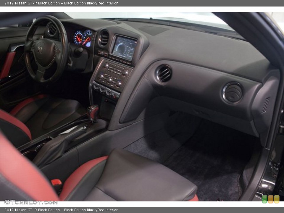 Black Edition Black/Red Interior Dashboard for the 2012 Nissan GT-R Black Edition #85434711