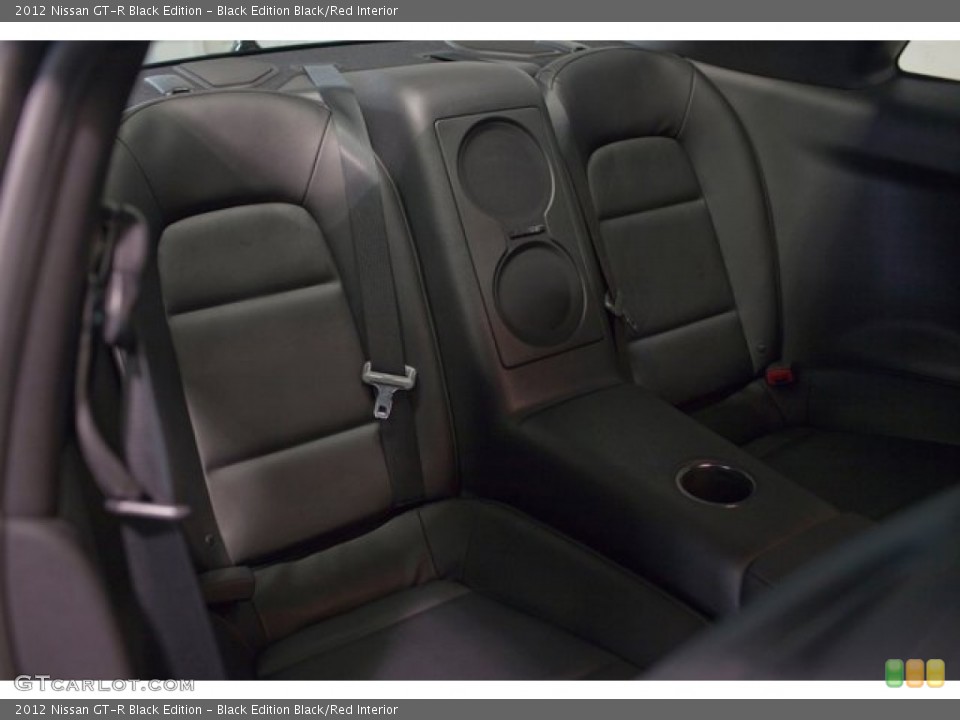 Black Edition Black/Red Interior Rear Seat for the 2012 Nissan GT-R Black Edition #85434786