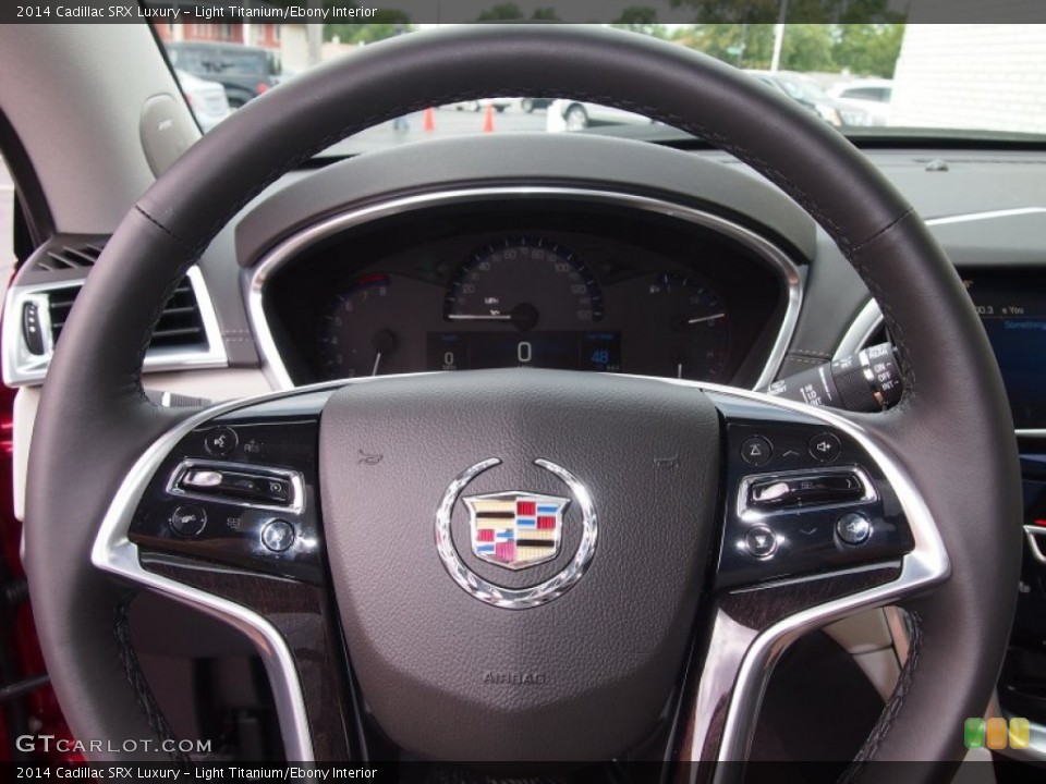 Light Titanium/Ebony Interior Steering Wheel for the 2014 Cadillac SRX Luxury #85434819