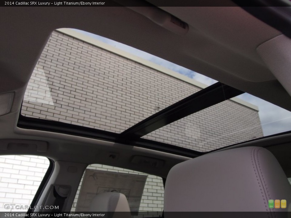 Light Titanium/Ebony Interior Sunroof for the 2014 Cadillac SRX Luxury #85434864