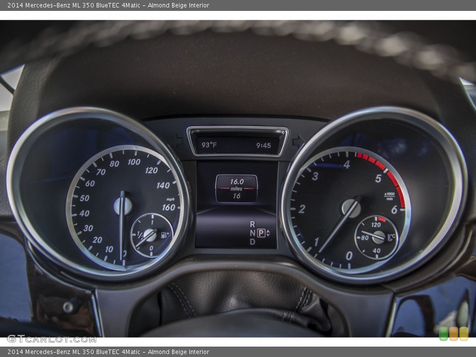 Almond Beige Interior Gauges for the 2014 Mercedes-Benz ML 350 BlueTEC 4Matic #85435086