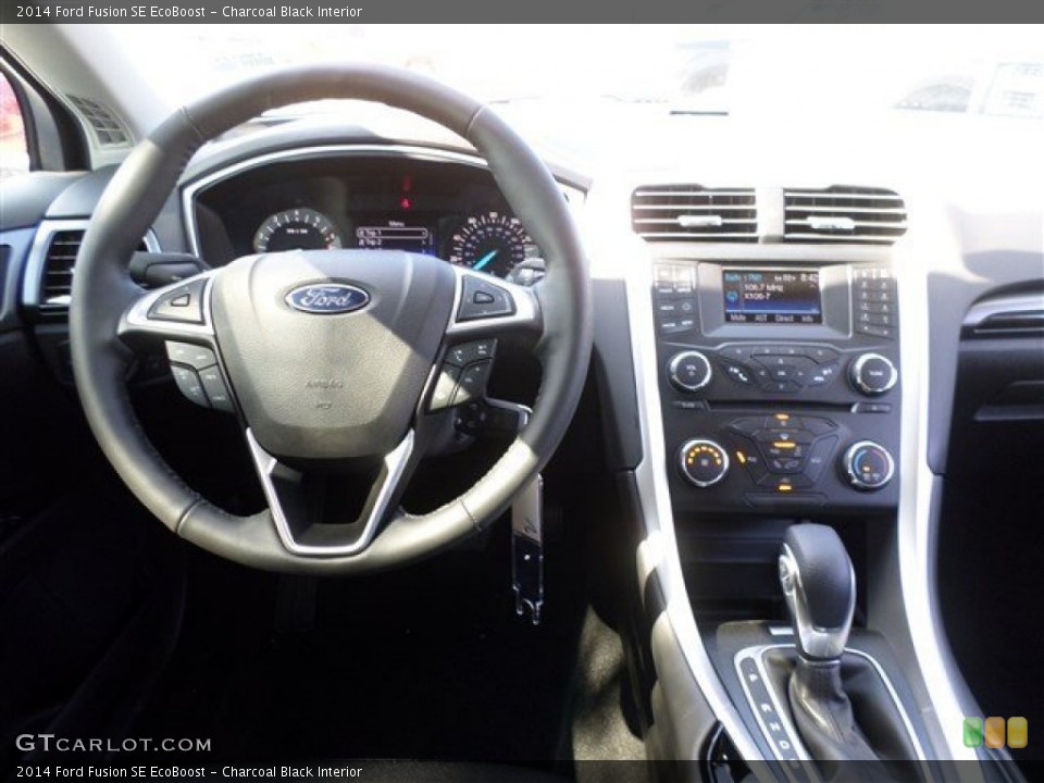 Charcoal Black Interior Dashboard for the 2014 Ford Fusion SE EcoBoost #85435125