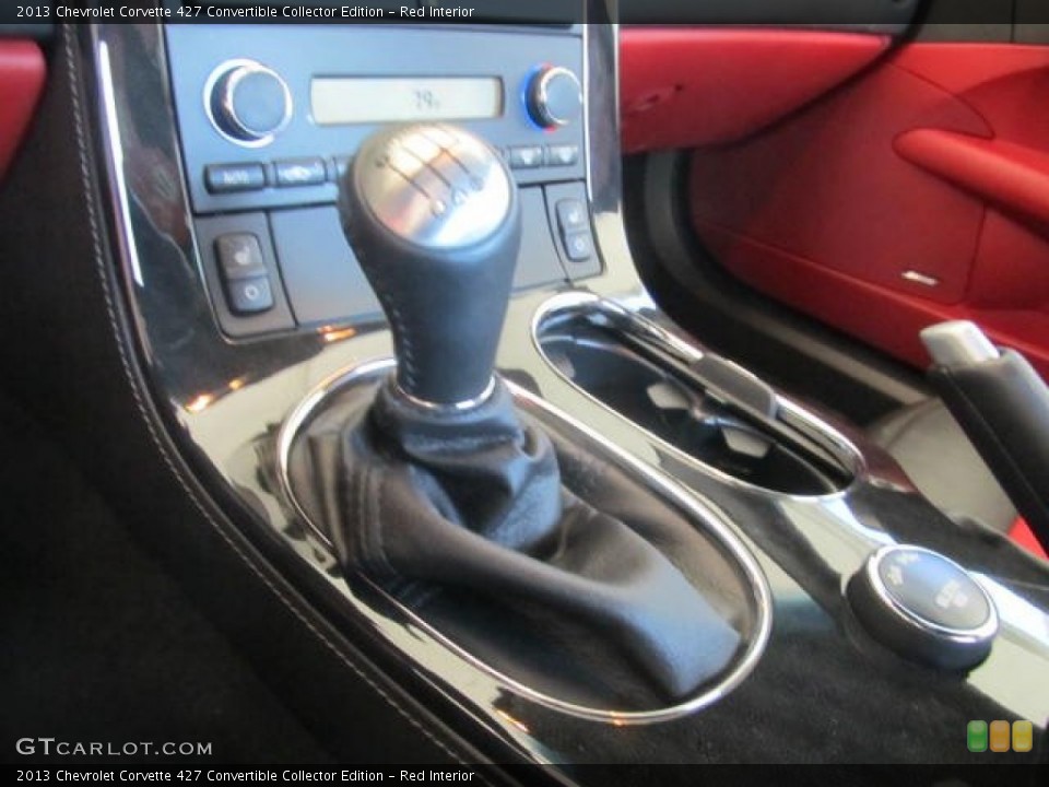 Red Interior Transmission for the 2013 Chevrolet Corvette 427 Convertible Collector Edition #85437786