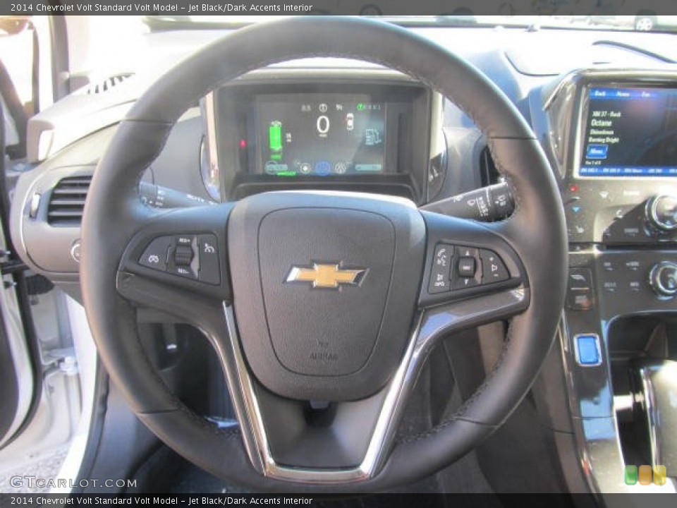 Jet Black/Dark Accents Interior Steering Wheel for the 2014 Chevrolet Volt  #85438692