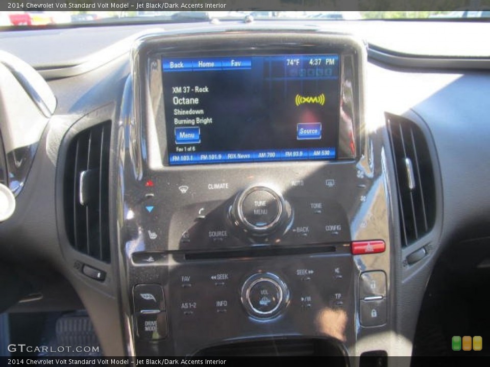 Jet Black/Dark Accents Interior Controls for the 2014 Chevrolet Volt  #85438708