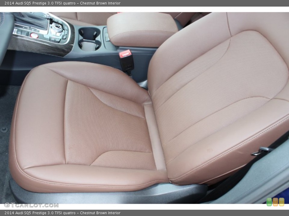 Chestnut Brown Interior Front Seat for the 2014 Audi SQ5 Prestige 3.0 TFSI quattro #85441056