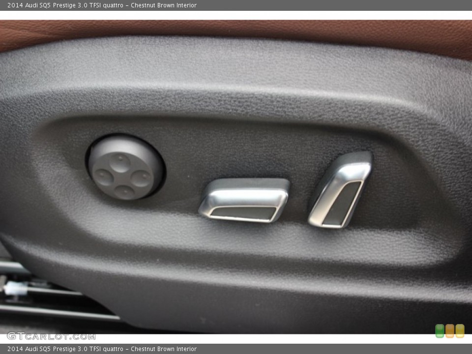 Chestnut Brown Interior Controls for the 2014 Audi SQ5 Prestige 3.0 TFSI quattro #85441080