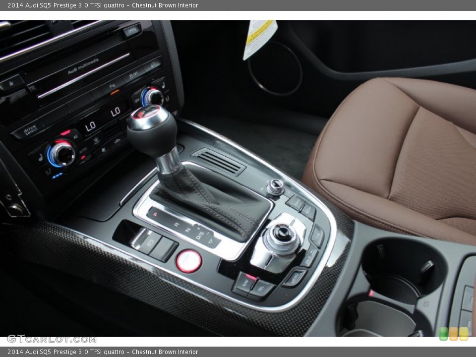 Chestnut Brown Interior Transmission for the 2014 Audi SQ5 Prestige 3.0 TFSI quattro #85441125