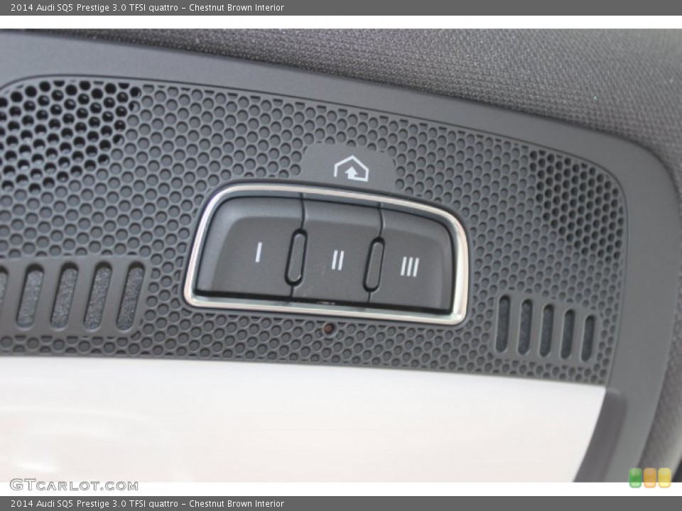 Chestnut Brown Interior Controls for the 2014 Audi SQ5 Prestige 3.0 TFSI quattro #85441149