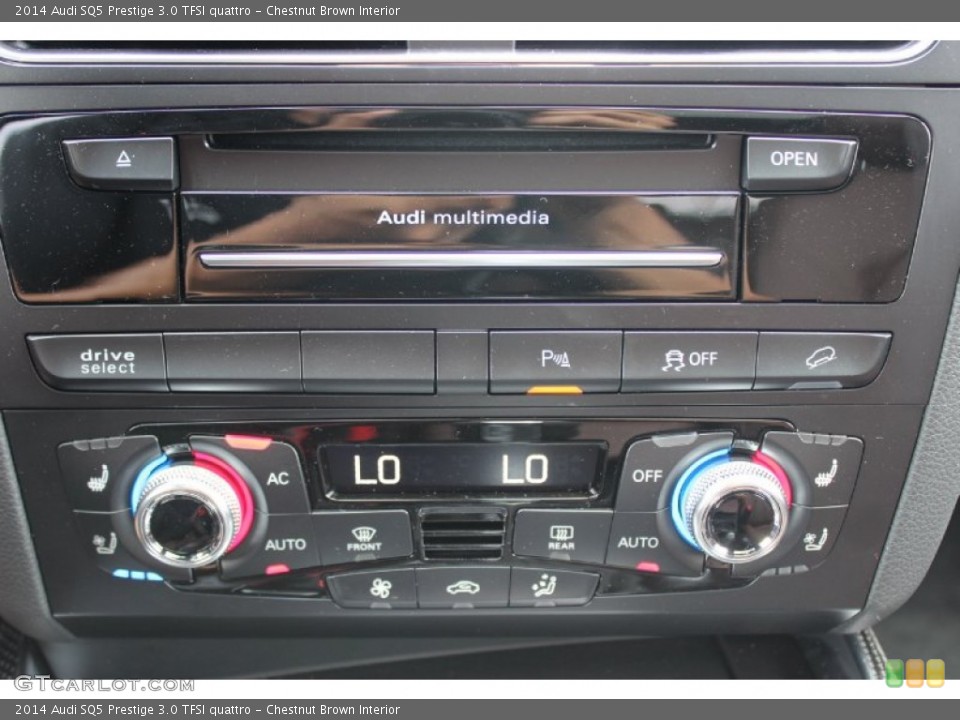 Chestnut Brown Interior Controls for the 2014 Audi SQ5 Prestige 3.0 TFSI quattro #85441380
