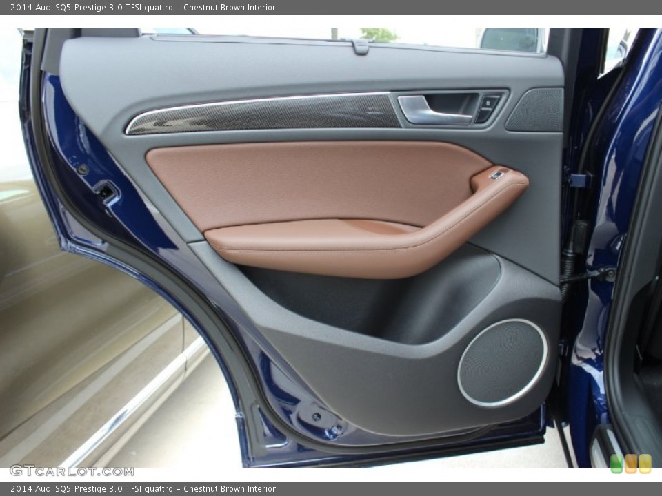 Chestnut Brown Interior Door Panel for the 2014 Audi SQ5 Prestige 3.0 TFSI quattro #85441446